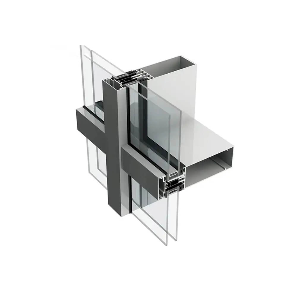 Curtain wall Aluminium Extrusion profiles