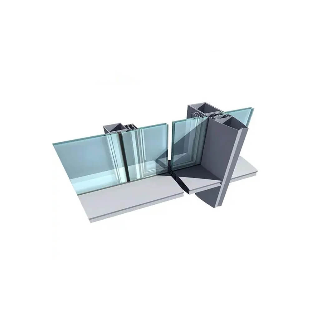 Curtain wall Aluminium Extrusion profiles