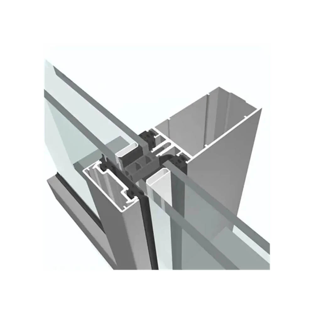 Curtain wall Aluminium Extrusion profiles